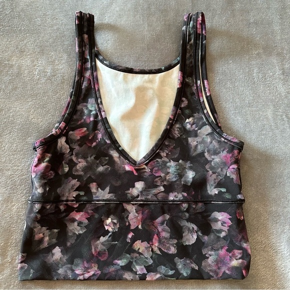 Lululemon Power Pivot Tank Activate Floral Multi Size 4 - Picture 7 of 9